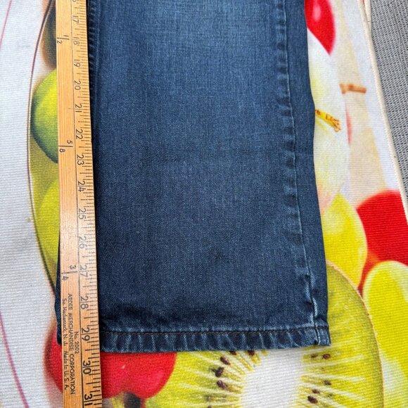 Urban Pipeline Mens Size 36 X 30 Blue Loose Low-rise Distressed Denim Jeans - Picture 7 of 10